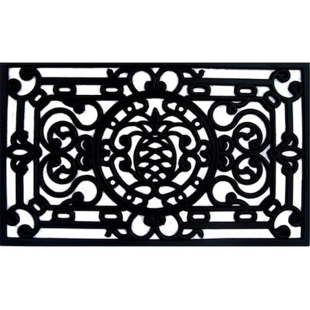 Imports Decor Inc Imports Decor 816RBM Pineapple Rectangle Door Welcome Mat 816RBM